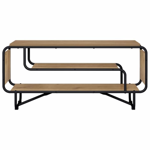 vidaXL TV stolík 98 x 36 x 45 cm Dub artisan Kompozitné drevo – Obrázok 2