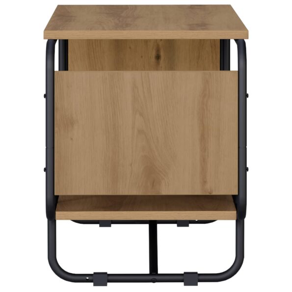 vidaXL TV stolík 98 x 36 x 45 cm Dub artisan Kompozitné drevo – Obrázok 3