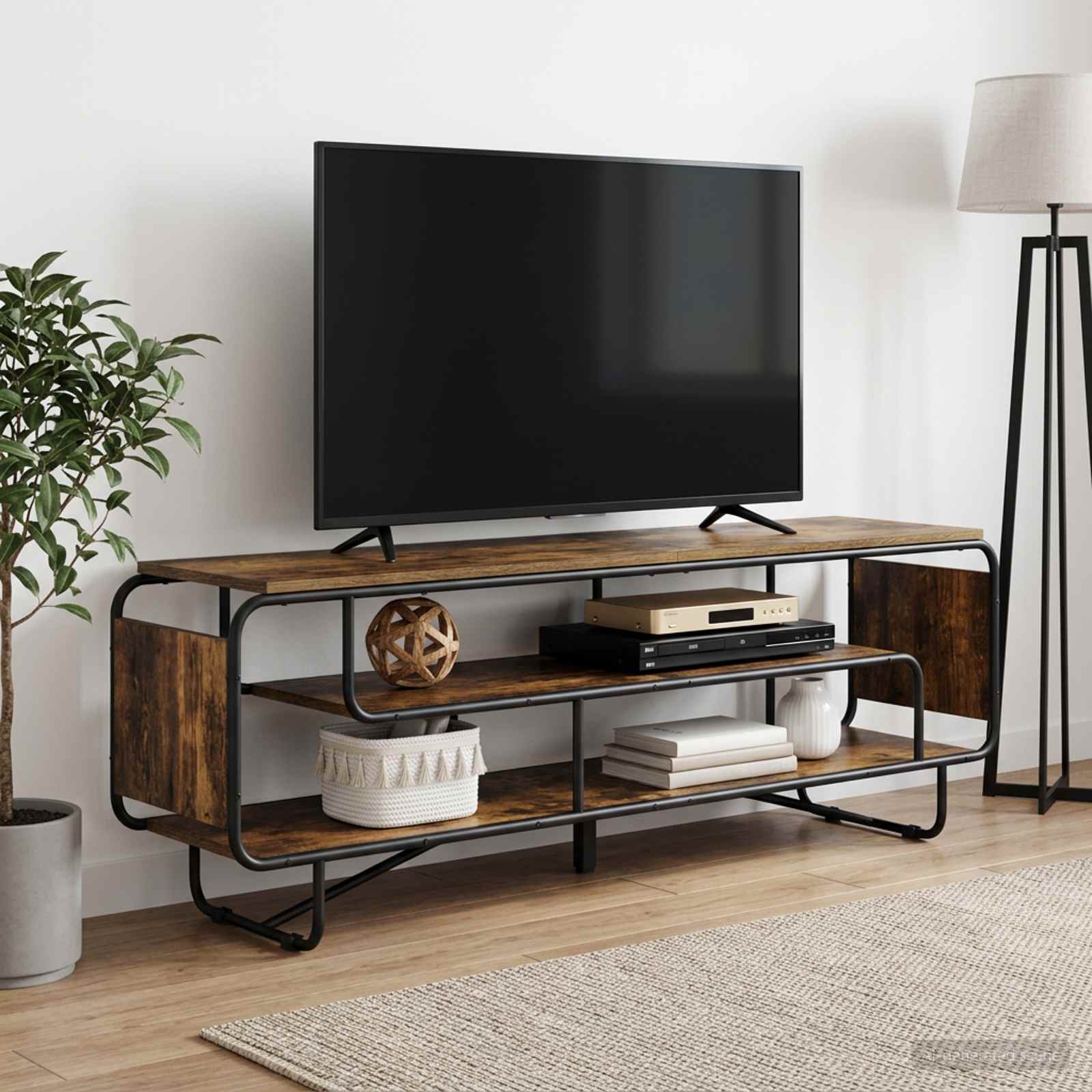 8007872_1.jpg vidaXL TV stolík 180 x 36 x 45 cm Dymový dub Kompozitné drevo – Obrázok 1