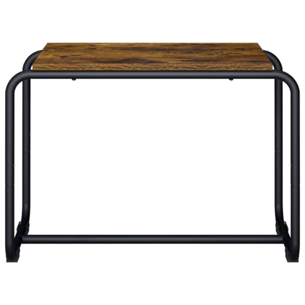 vidaXL TV stolík 60 x 35,5 x 42 cm Dymový dub Kompozitné drevo – Obrázok 3