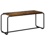 vidaXL TV stolík 98 x 35,5 x 42 cm Dymový dub Kompozitné drevo – Obrázok 2