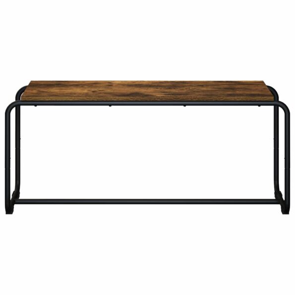 vidaXL TV stolík 98 x 35,5 x 42 cm Dymový dub Kompozitné drevo – Obrázok 3