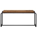 vidaXL TV stolík 98 x 35,5 x 42 cm Staré drevo Kompozitné drevo – Obrázok 3