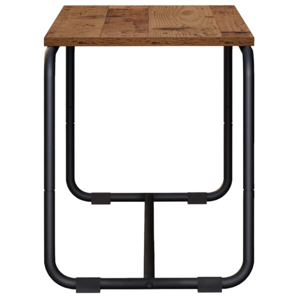 vidaXL TV stolík 98 x 35,5 x 42 cm Staré drevo Kompozitné drevo – Obrázok 4