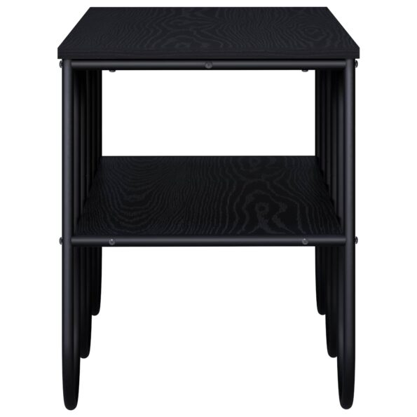 vidaXL TV stolík 100 x 40 x 50 cm Čierny dub Spracované drevo – Obrázok 4