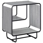 vidaXL Príborník Sivý Sonoma 60 x 37,5 x 64,5 cm spracované drevo – Obrázok 2