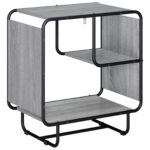vidaXL Príborník Sivý Sonoma 60 x 37,5 x 64,5 cm spracované drevo – Obrázok 5