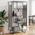 vidaXL vysoká komoda Sivý Sonoma 80 x 37.5 x 144 cm Kompozitné drevo