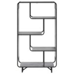 vidaXL vysoká komoda Sivý Sonoma 80 x 37.5 x 144 cm Kompozitné drevo – Obrázok 3