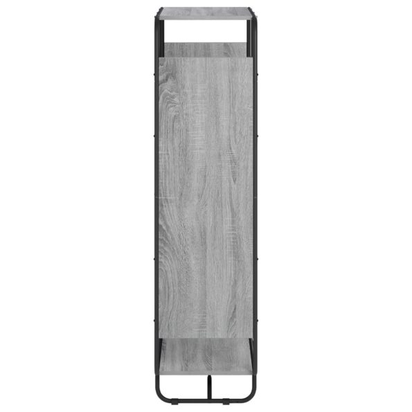 vidaXL vysoká komoda Sivý Sonoma 80 x 37.5 x 144 cm Kompozitné drevo – Obrázok 4