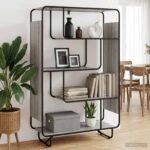 vidaXL vysoká komoda Sivý Sonoma 93.5 x 37.5 x 144 cm Kompozitné drevo