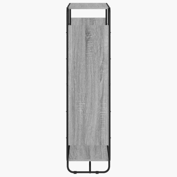 vidaXL vysoká komoda Sivý Sonoma 93.5 x 37.5 x 144 cm Kompozitné drevo – Obrázok 4