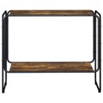 vidaXL Príborník Dymový dub 93,5 x 38 x 75 cm Spracované drevo – Obrázok 3