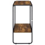 vidaXL Príborník Dymový dub 93,5 x 38 x 75 cm Spracované drevo – Obrázok 4