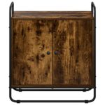 vidaXL Príborník Dymový dub 68 x 35 x 75 cm Kompozitné drevo – Obrázok 4