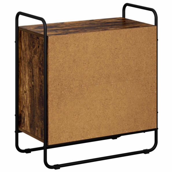 vidaXL Príborník Dymový dub 68 x 35 x 75 cm Kompozitné drevo – Obrázok 6