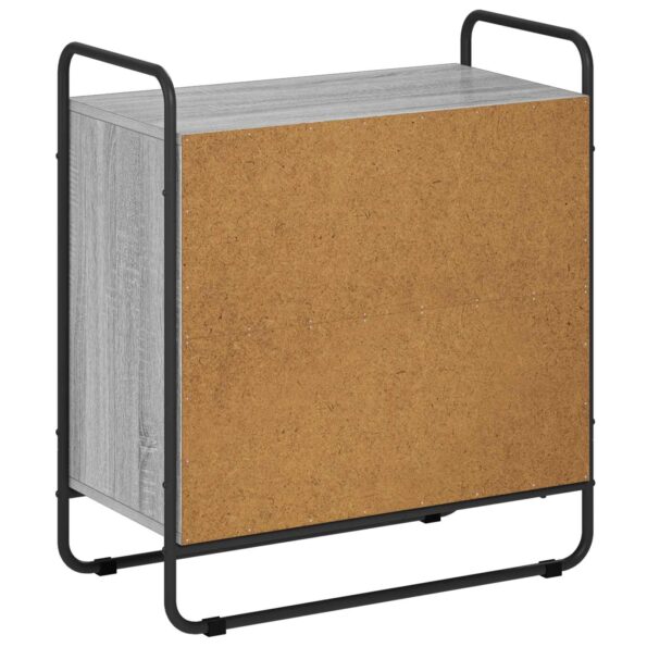 vidaXL Príborník Sivý Sonoma 68 x 35 x 75 cm Kompozitné drevo – Obrázok 6