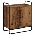 vidaXL Príborník Staré drevo 68 x 35 x 75 cm Kompozitné drevo – Obrázok 2