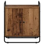 vidaXL Príborník Staré drevo 68 x 35 x 75 cm Kompozitné drevo – Obrázok 4