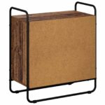vidaXL Príborník Staré drevo 68 x 35 x 75 cm Kompozitné drevo – Obrázok 6