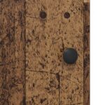 vidaXL Príborník Staré drevo 68 x 35 x 75 cm Kompozitné drevo – Obrázok 8