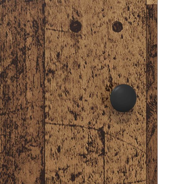 vidaXL Príborník Staré drevo 68 x 35 x 75 cm Kompozitné drevo – Obrázok 8