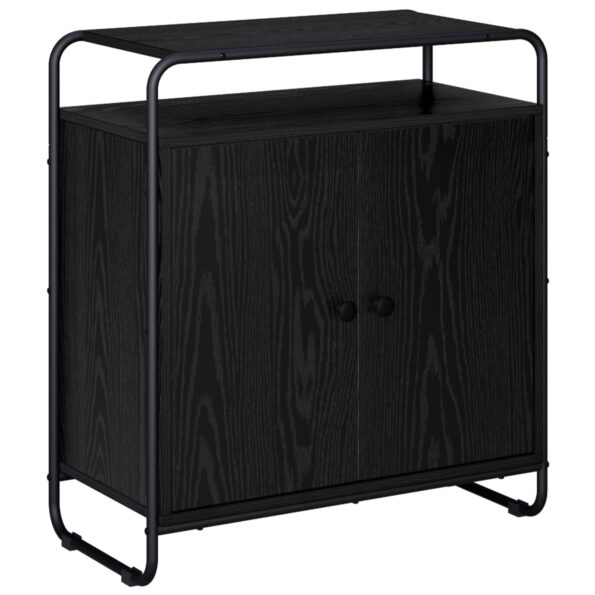vidaXL Komoda Čierny dub 68 x 35 x 75 cm Spracované drevo – Obrázok 2
