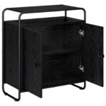 vidaXL Komoda Čierny dub 68 x 35 x 75 cm Spracované drevo – Obrázok 3