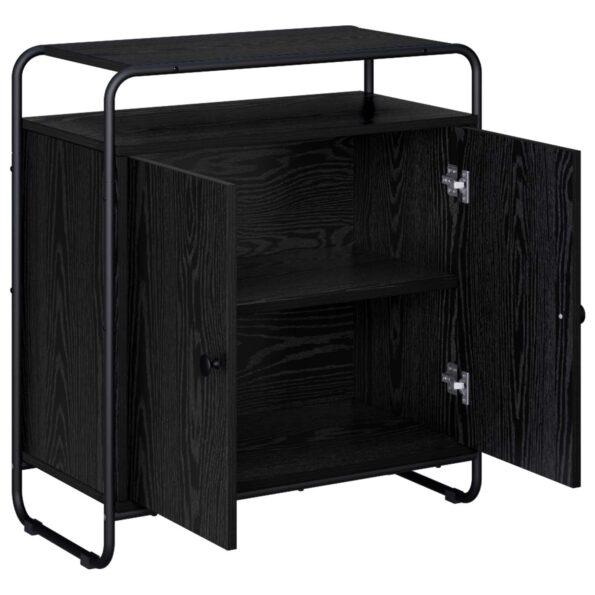 vidaXL Komoda Čierny dub 68 x 35 x 75 cm Spracované drevo – Obrázok 3