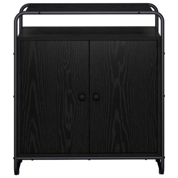 vidaXL Komoda Čierny dub 68 x 35 x 75 cm Spracované drevo – Obrázok 4