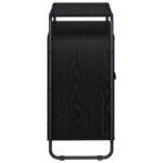 vidaXL Komoda Čierny dub 68 x 35 x 75 cm Spracované drevo – Obrázok 5