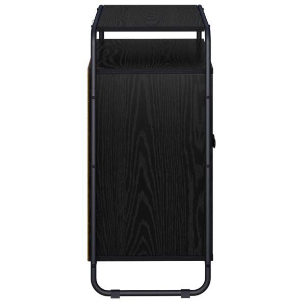 vidaXL Komoda Čierny dub 68 x 35 x 75 cm Spracované drevo – Obrázok 5