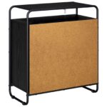 vidaXL Komoda Čierny dub 68 x 35 x 75 cm Spracované drevo – Obrázok 6