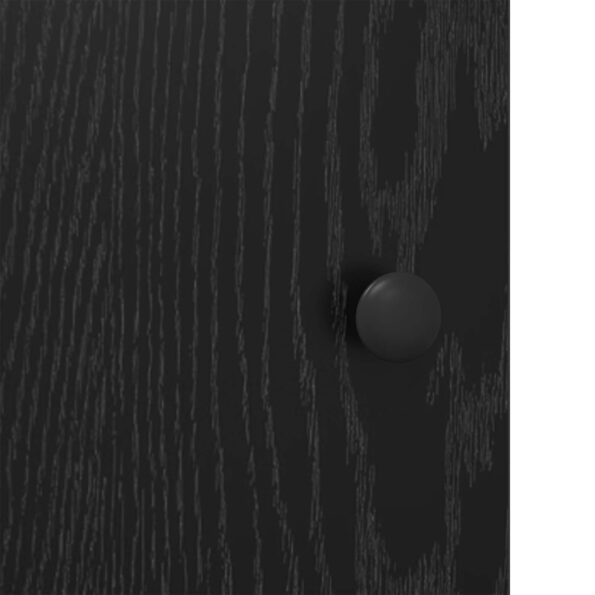vidaXL Komoda Čierny dub 68 x 35 x 75 cm Spracované drevo – Obrázok 8