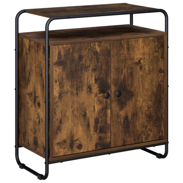 vidaXL Komoda Dymový dub 68 x 35 x 75 cm Spracované drevo – Obrázok 2