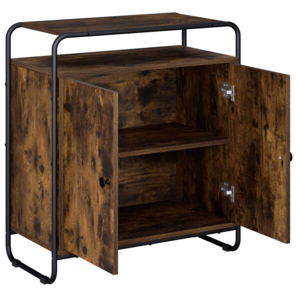 vidaXL Komoda Dymový dub 68 x 35 x 75 cm Spracované drevo – Obrázok 3