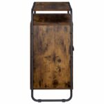 vidaXL Komoda Dymový dub 68 x 35 x 75 cm Spracované drevo – Obrázok 5