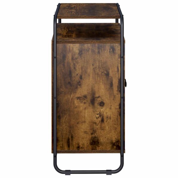 vidaXL Komoda Dymový dub 68 x 35 x 75 cm Spracované drevo – Obrázok 5