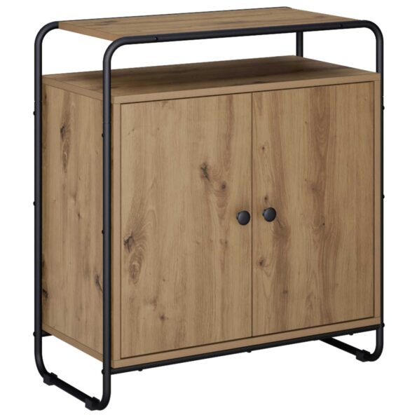 vidaXL Komoda Dub artisan 68 x 35 x 75 cm Spracované drevo – Obrázok 2