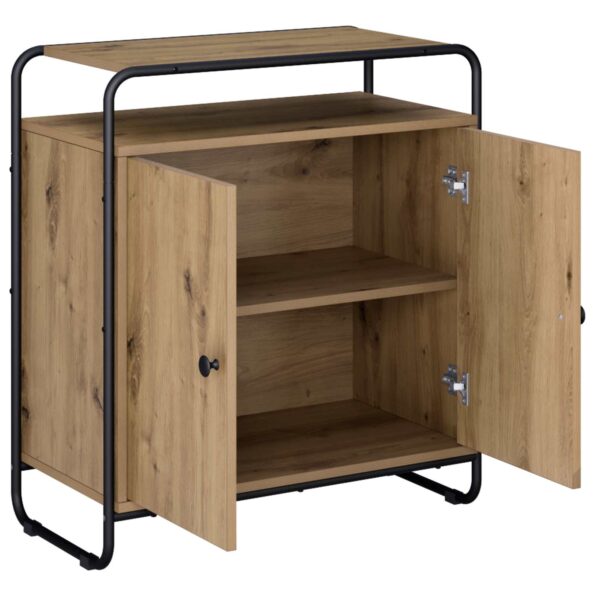 vidaXL Komoda Dub artisan 68 x 35 x 75 cm Spracované drevo – Obrázok 3