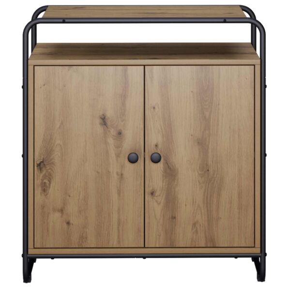 vidaXL Komoda Dub artisan 68 x 35 x 75 cm Spracované drevo – Obrázok 4