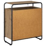 vidaXL Komoda Dub artisan 68 x 35 x 75 cm Spracované drevo – Obrázok 6