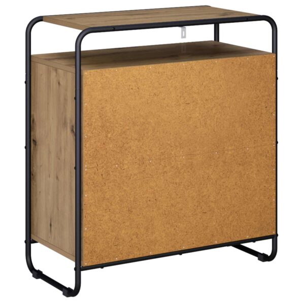 vidaXL Komoda Dub artisan 68 x 35 x 75 cm Spracované drevo – Obrázok 6