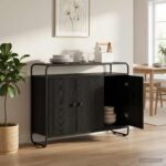 vidaXL Komoda Čierny dub 102 x 35 x 75 cm Spracované drevo