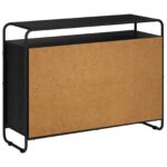 vidaXL Komoda Čierny dub 102 x 35 x 75 cm Spracované drevo – Obrázok 6