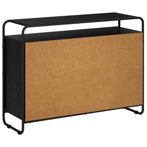 vidaXL Komoda Čierny dub 102 x 35 x 75 cm Spracované drevo – Obrázok 6