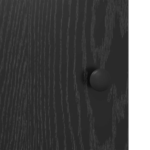 vidaXL Komoda Čierny dub 102 x 35 x 75 cm Spracované drevo – Obrázok 8