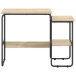 vidaXL Stôl s úložným priestorom Dub sonoma 100 x 50 x 75 cm – Obrázok 3
