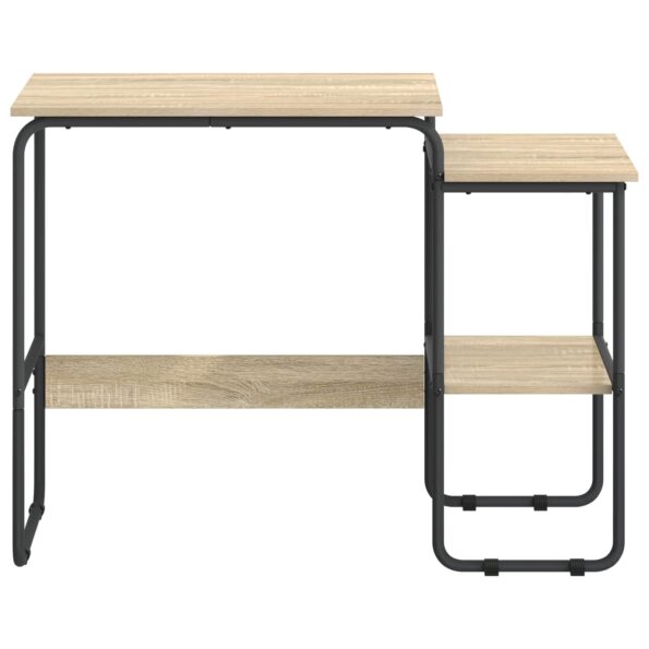 vidaXL Stôl s úložným priestorom Dub sonoma 100 x 50 x 75 cm – Obrázok 3