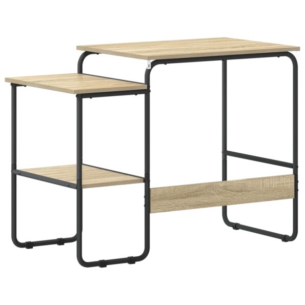 vidaXL Stôl s úložným priestorom Dub sonoma 100 x 50 x 75 cm – Obrázok 5